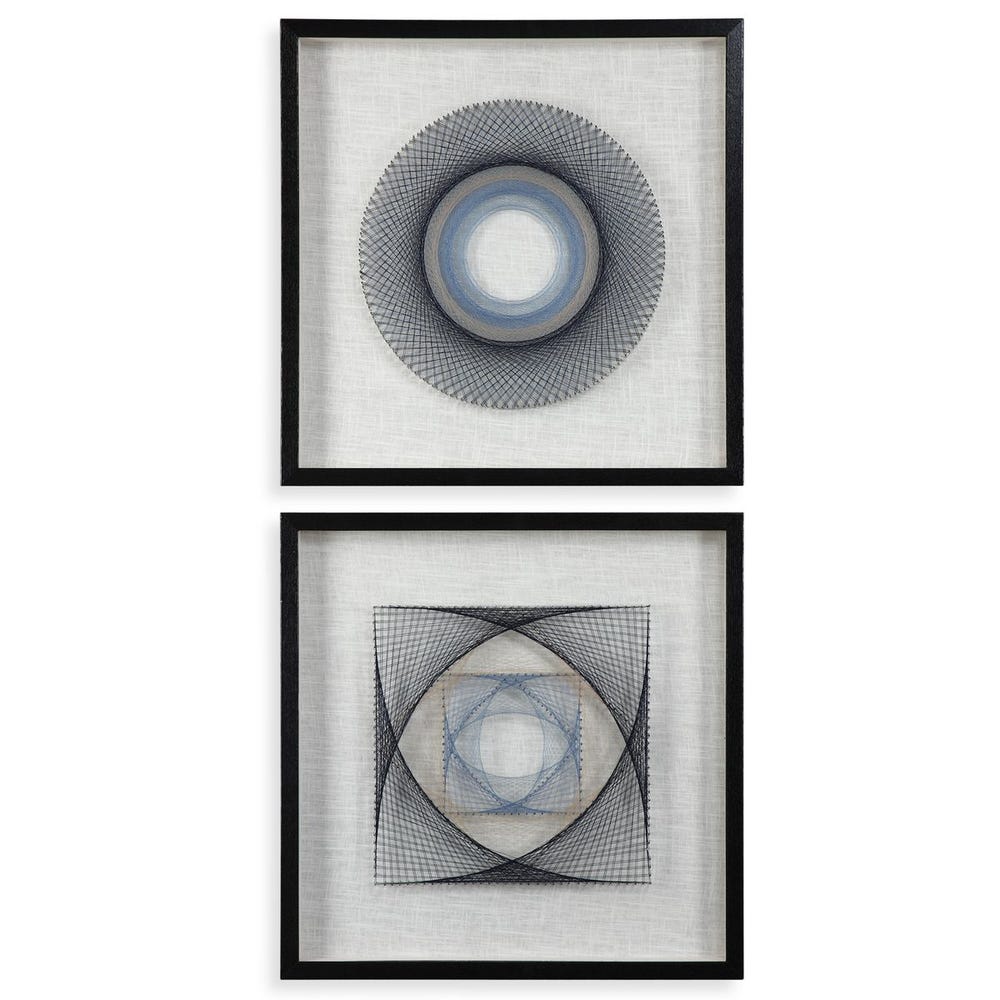 Uttermost String Duet Geometric Art - Set of 2