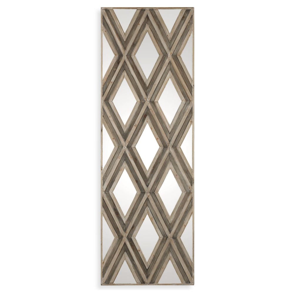 Uttermost Tahira Geometric Argyle Pattern Wall Mirror