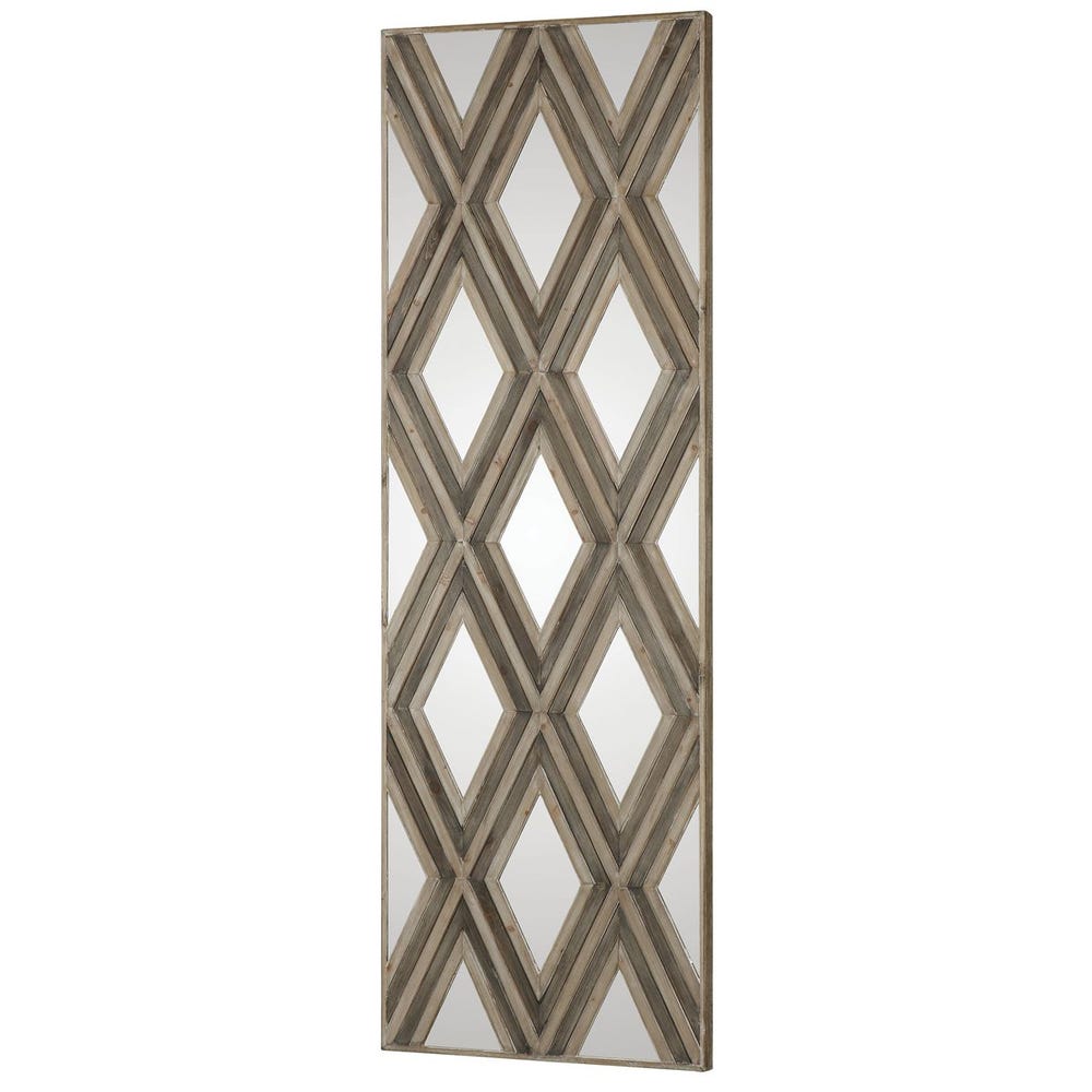 Uttermost Tahira Geometric Argyle Pattern Wall Mirror