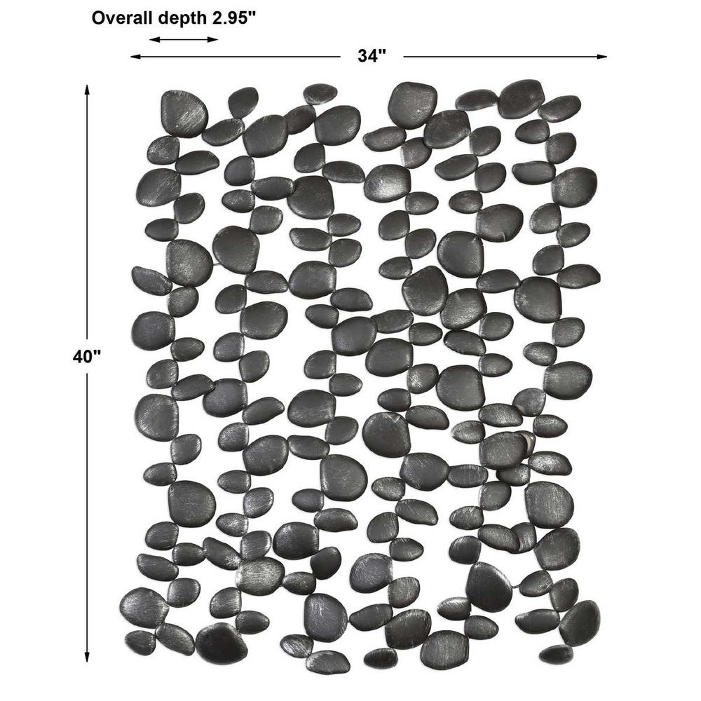 Uttermost Skipping Stones Forged Iron Wall Art