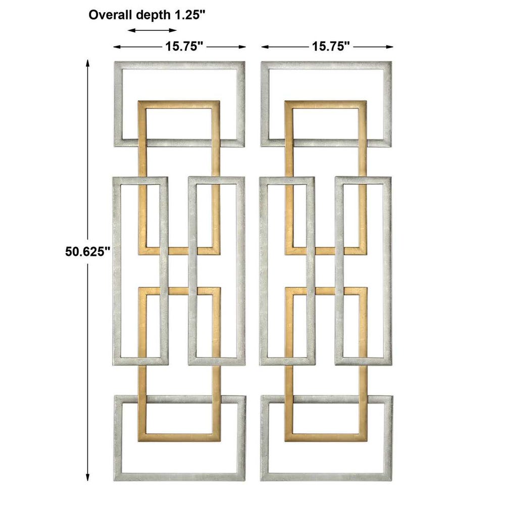 Uttermost Aerin Geometric Wall Art - Set of 2