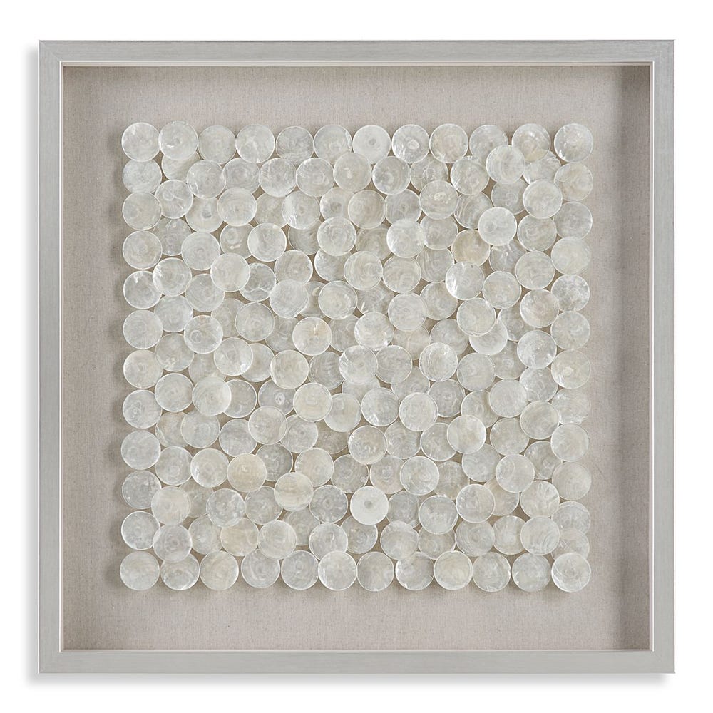Uttermost Roxas Capiz Shell Shadow Box