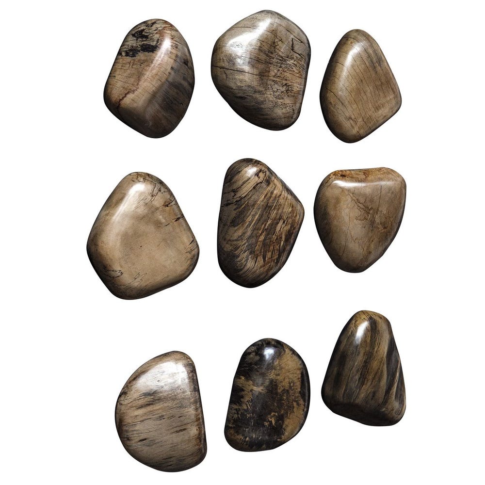 Uttermost Pebbles Wood Wall Decor - Set of 9