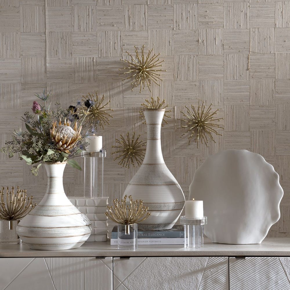 Aga Gold Metal Wall Decor Set of 3 by Uttermost