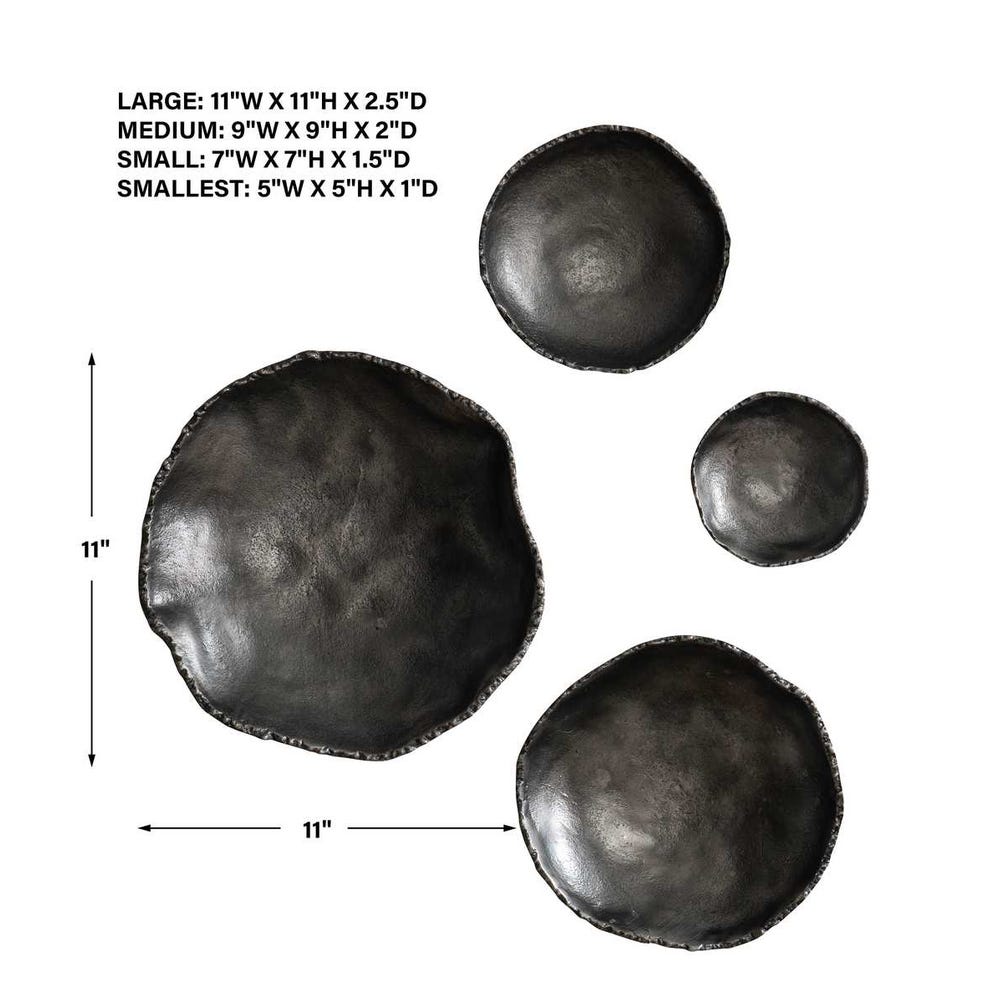 Uttermost Lucky Coins Wall Decor - Set of 4
