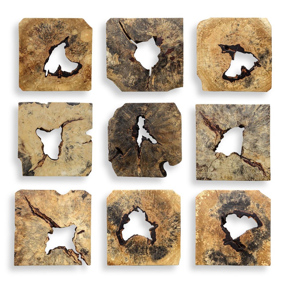 Uttermost Bahati Wood Wall Decor - Set of 9