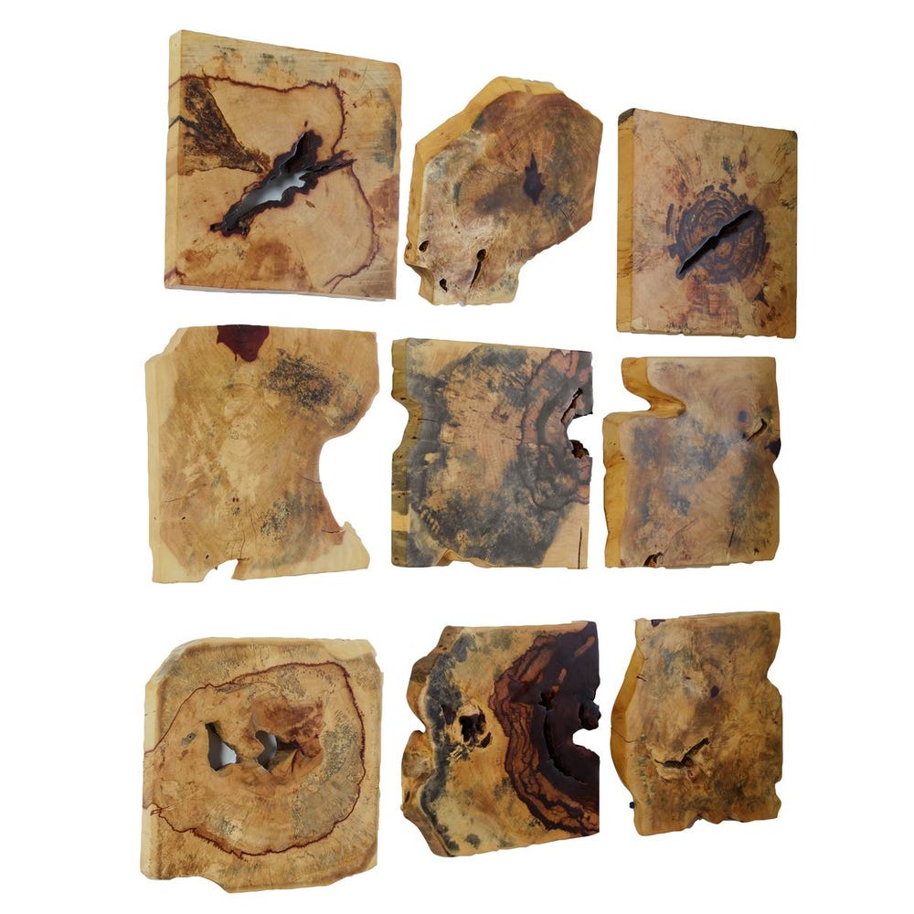 Uttermost Bahati Wood Wall Decor - Set of 9