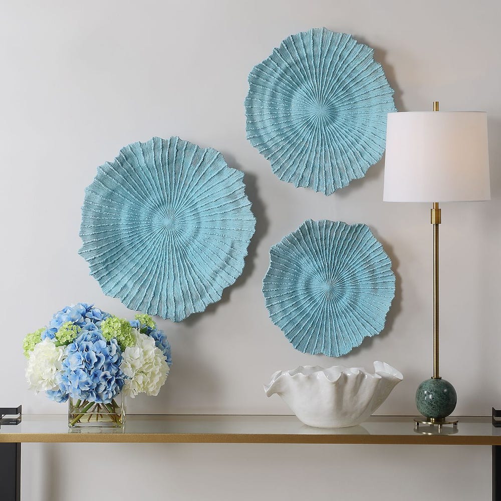 Uttermost Ocean Gems Wall Decor - Set of 3