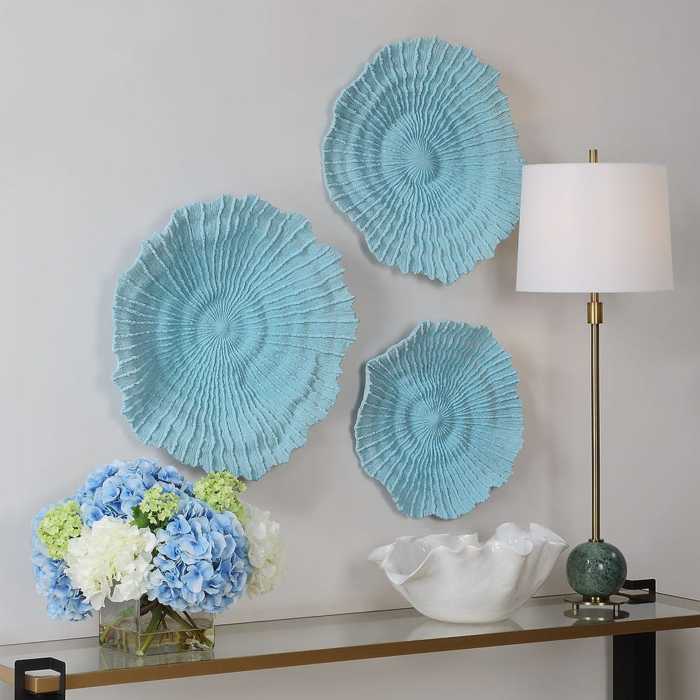 Uttermost Ocean Gems Wall Decor - Set of 3