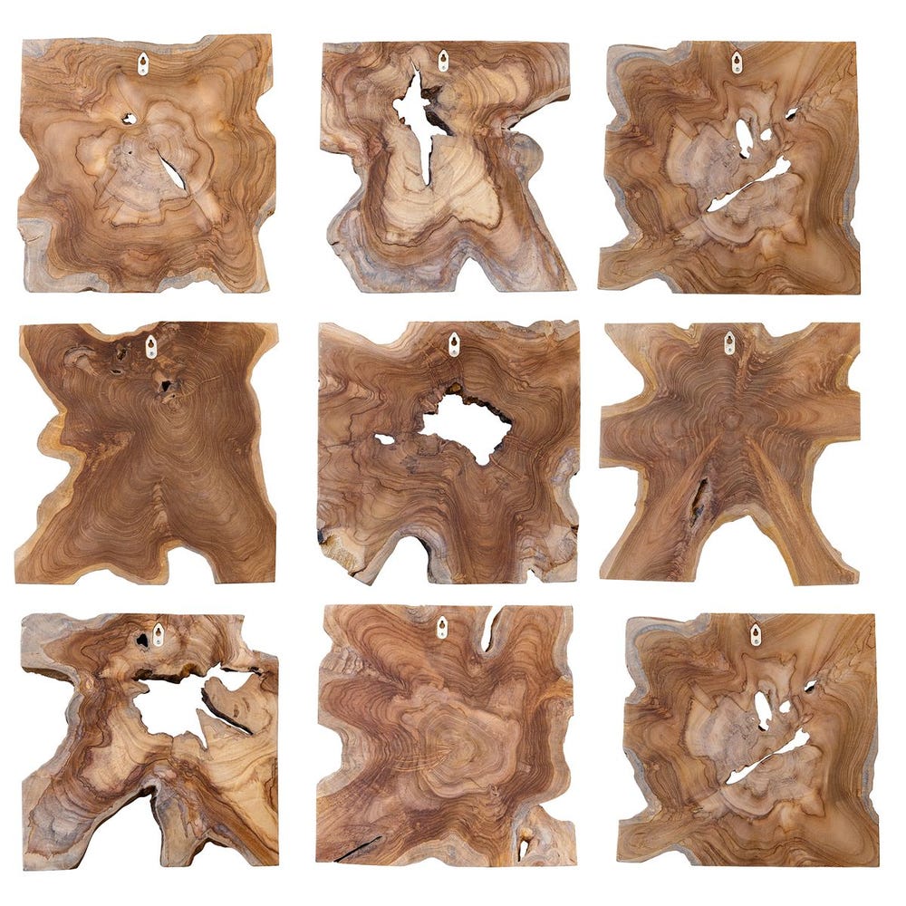 Uttermost Talia Wood Wall Decor - Set of 9