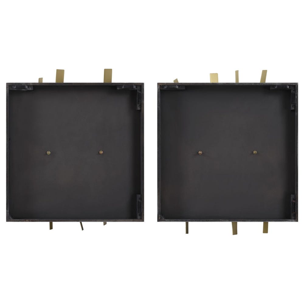 Uttermost Crosshatch Metal Wall Decor - Set of 2