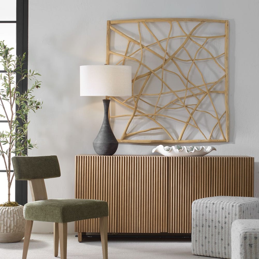 Uttermost Tangled Up Outdoor Teak Wall Decor by Uttermost