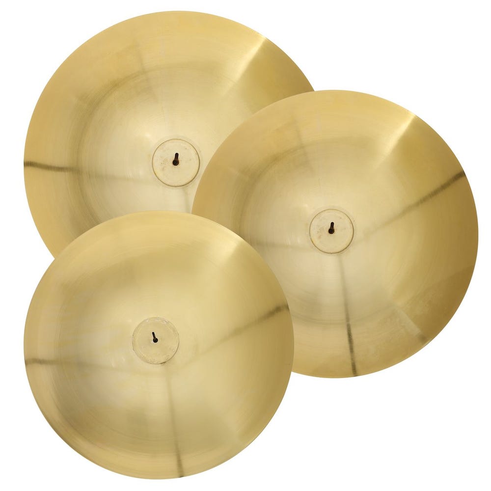 Cymbalic Round Brass Wall Art - Set of 3 by Uttermost