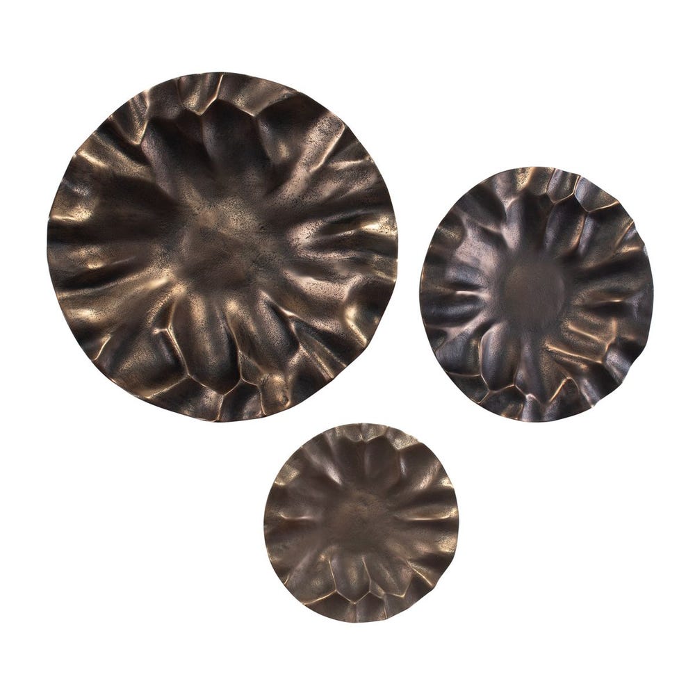 Uttermost Peonia Outdoor Wall Art - Set of 3