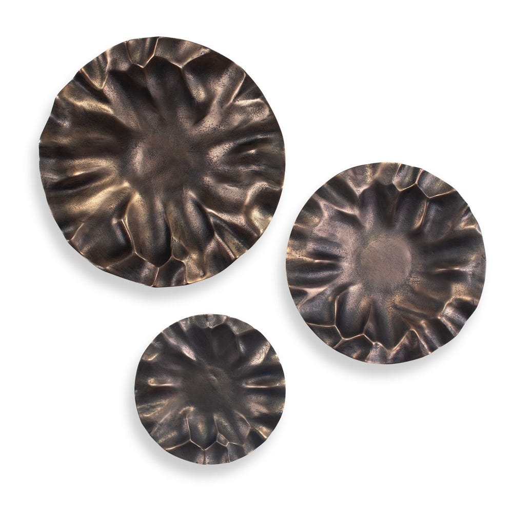 Uttermost Peonia Outdoor Wall Art - Set of 3
