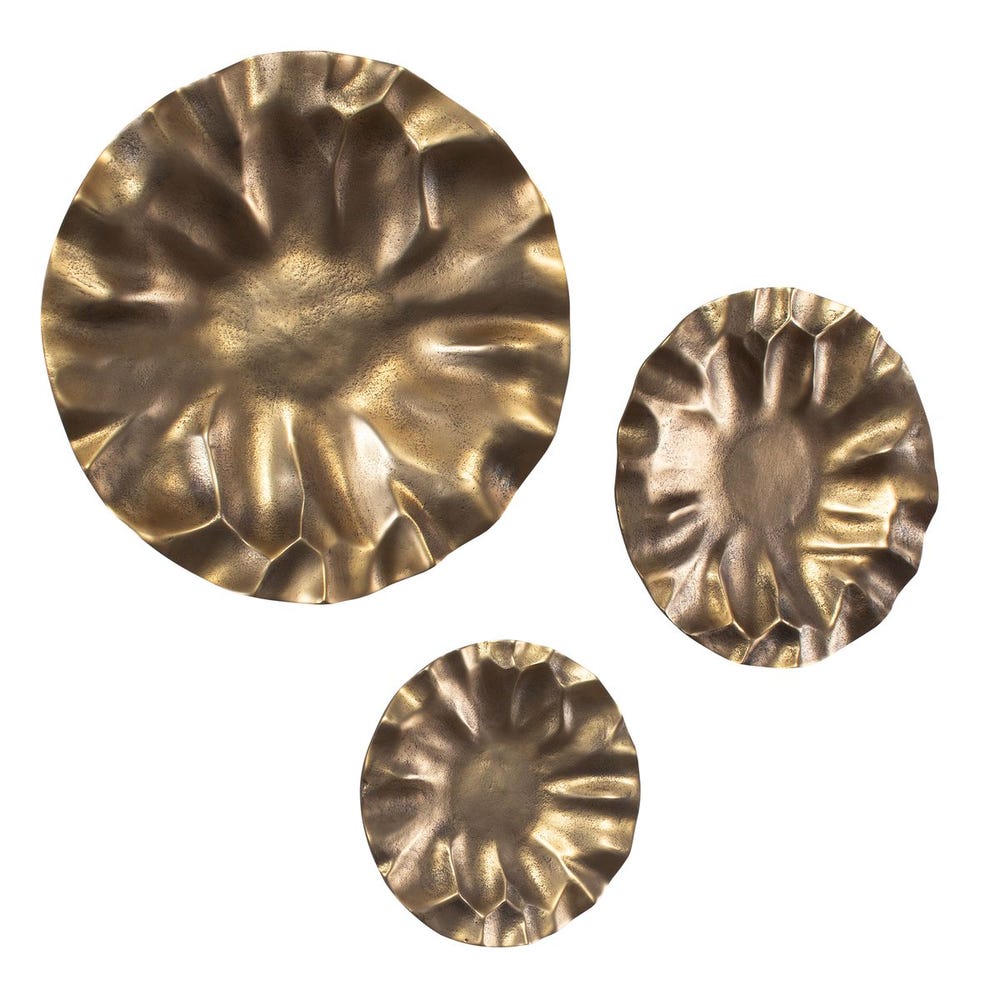 Uttermost Peonia Outdoor Wall Art - Set of 3