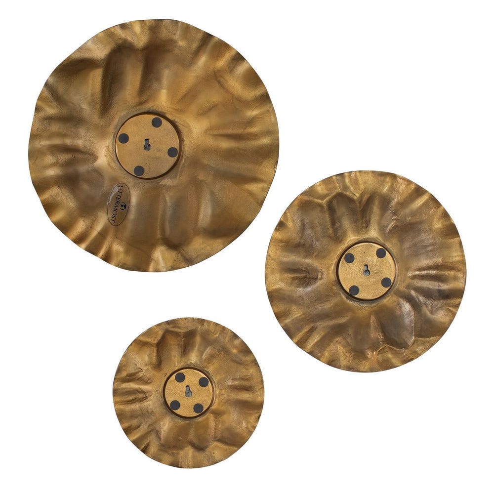 Uttermost Peonia Outdoor Wall Art - Set of 3