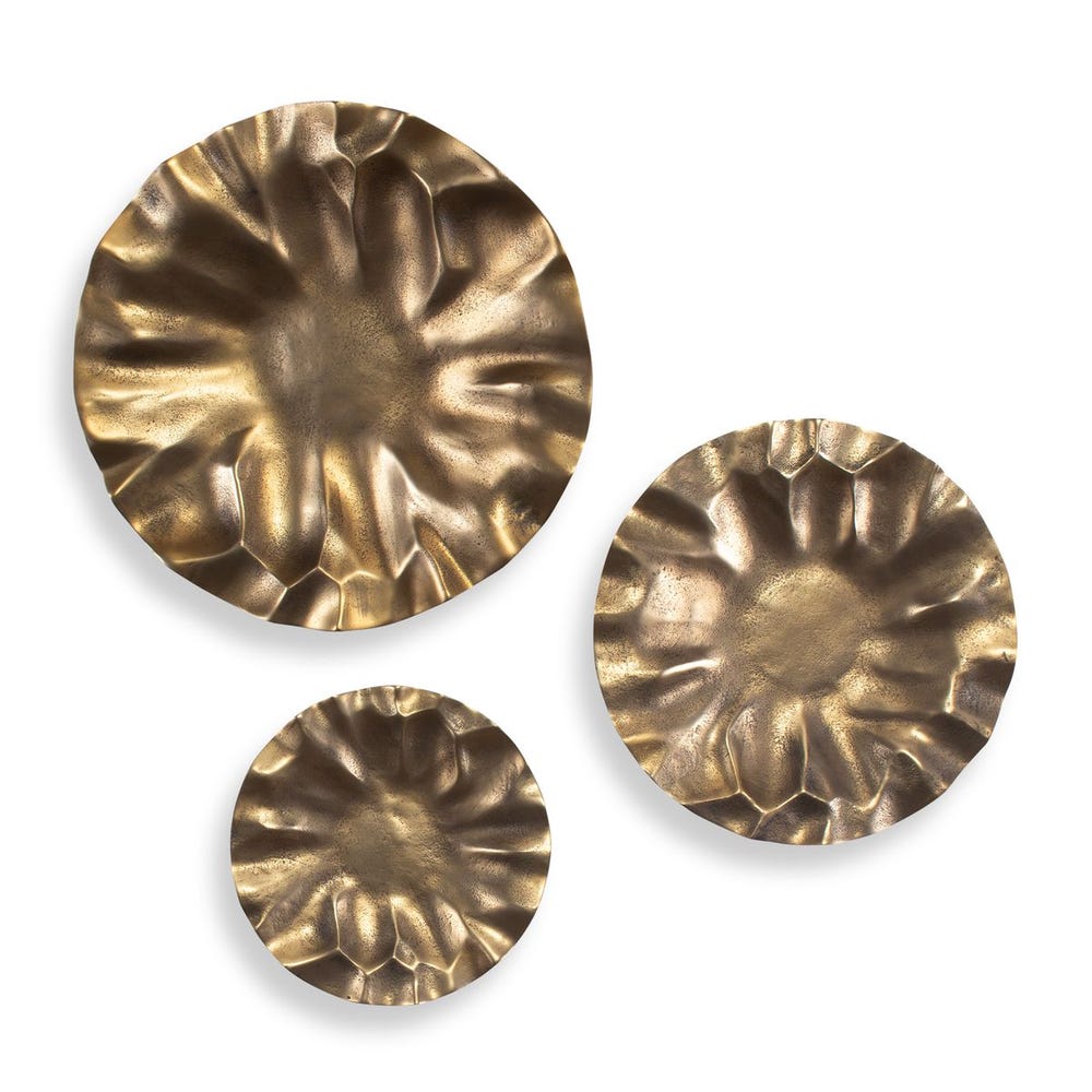 Uttermost Peonia Outdoor Wall Art - Set of 3