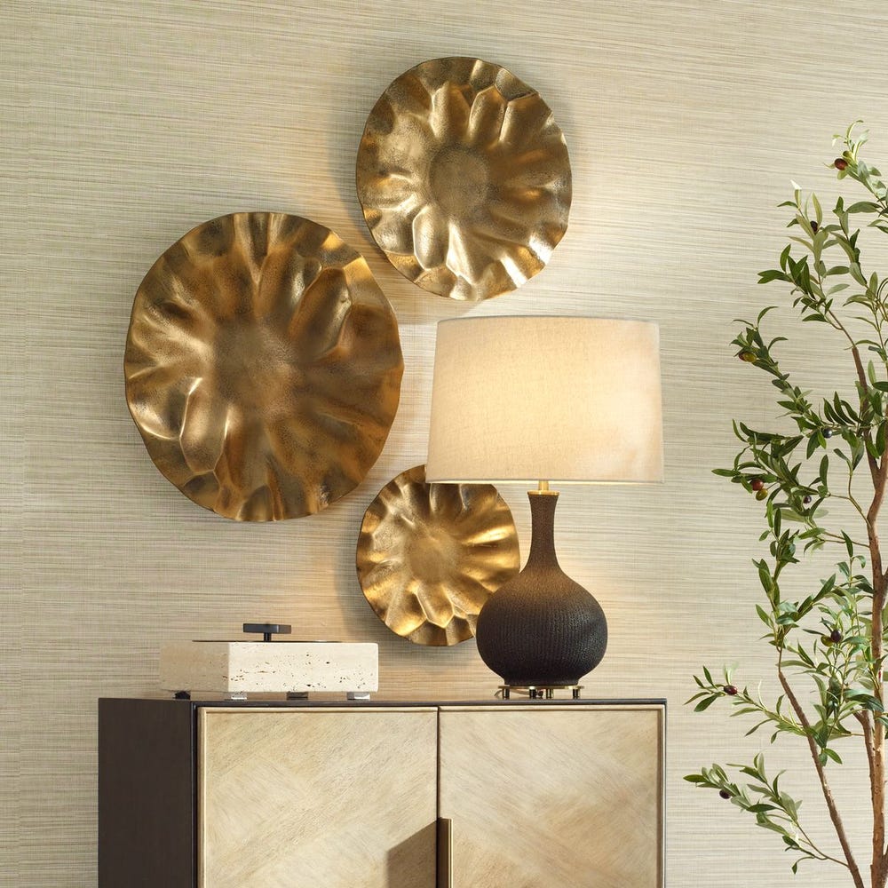 Uttermost Peonia Outdoor Wall Art - Set of 3