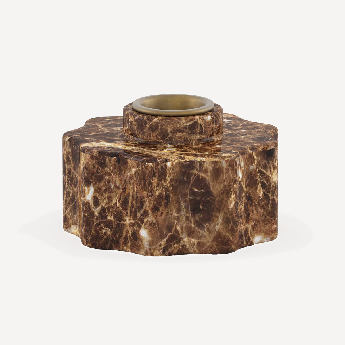 Daisy Candle Holder - Marble