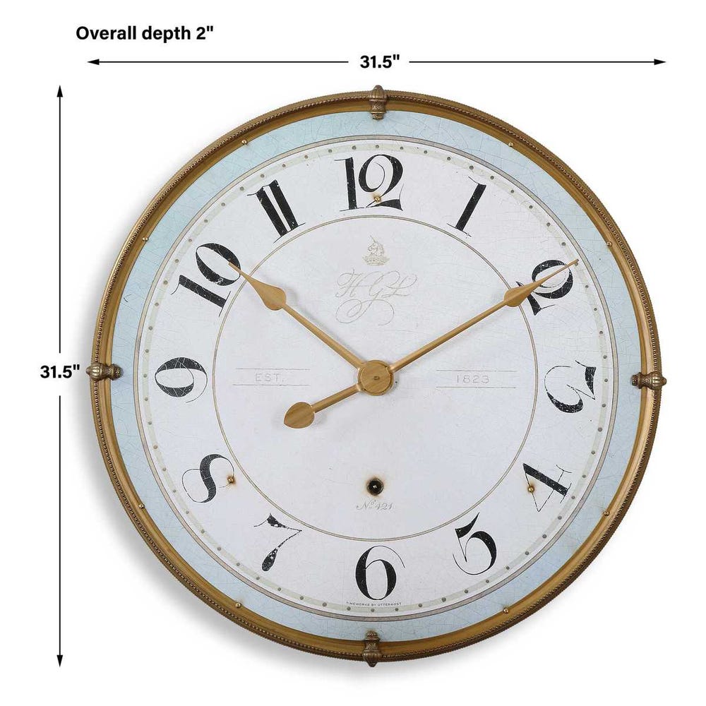 Uttermost Torriana Wall Clock