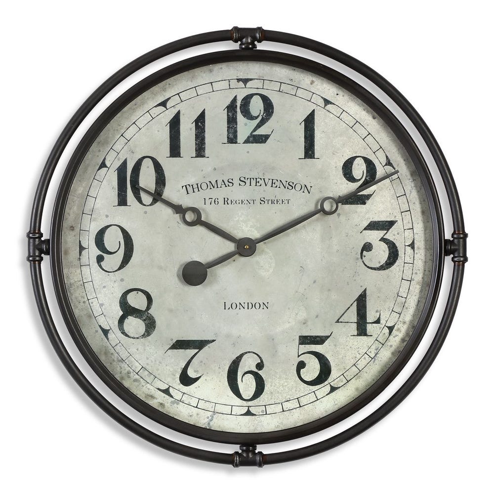 Uttermost Nakul Industrial Wall Clock