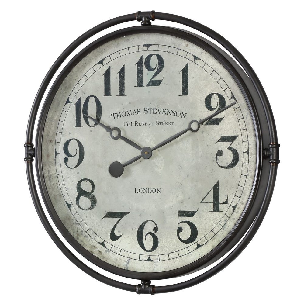 Uttermost Nakul Industrial Wall Clock