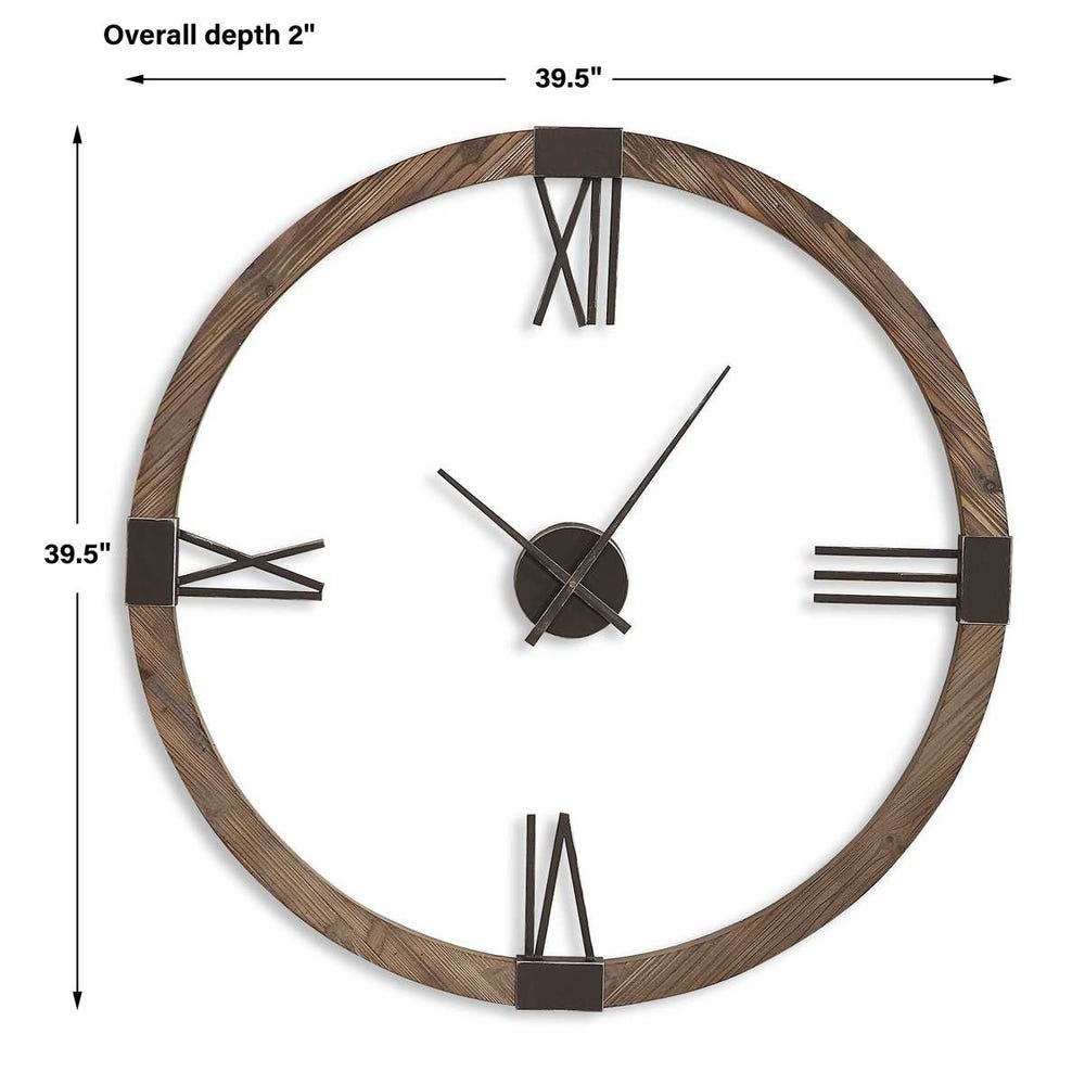 Uttermost Marcelo Modern Wall Clock