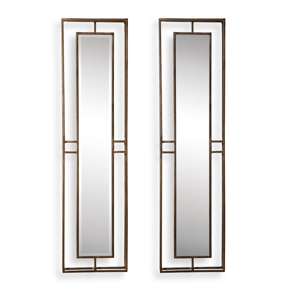 Uttermost Rutledge Gold Mirrors - Set of 2