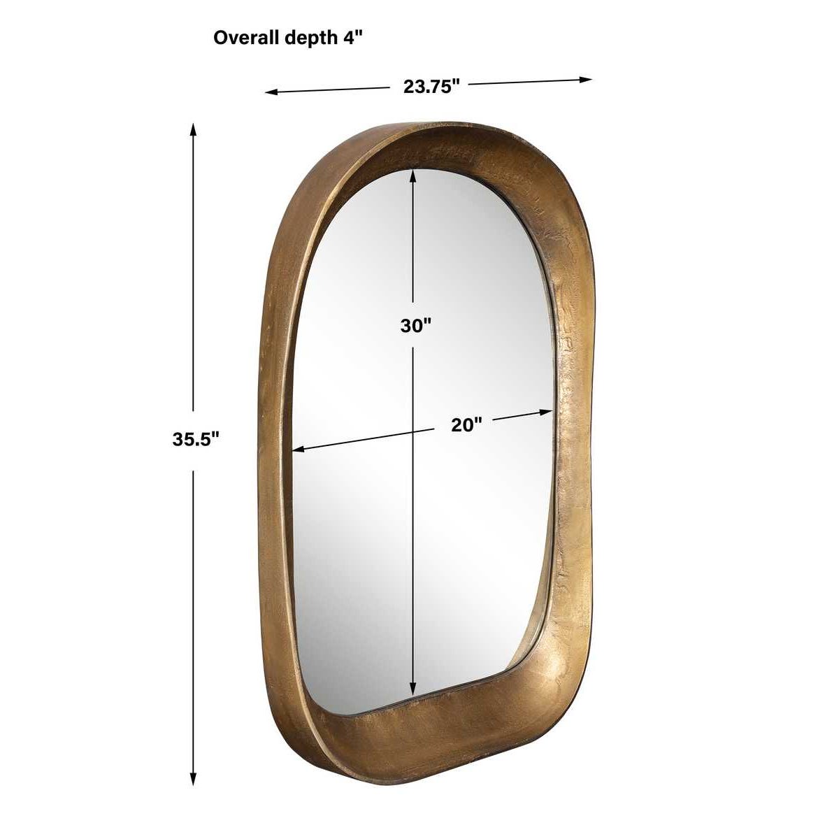 Uttermost Bradano Brass Arch Mirror