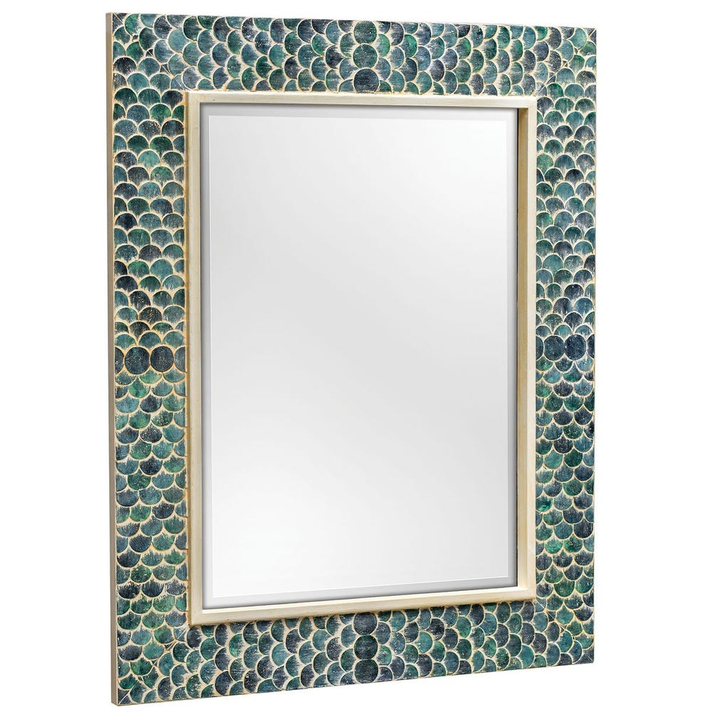 Uttermost Makaria Coastal Blue Mirror