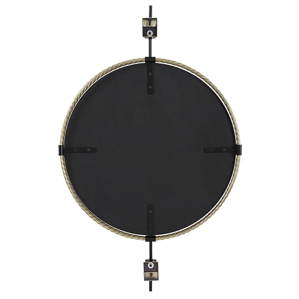 Uttermost Guardrail Round Mirror