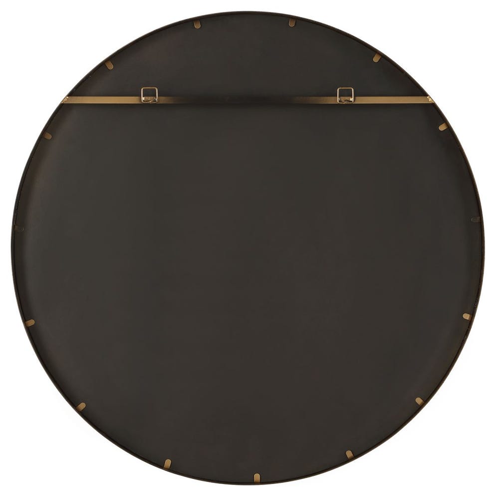 Uttermost Odeon Shell Inlay Round Mirror