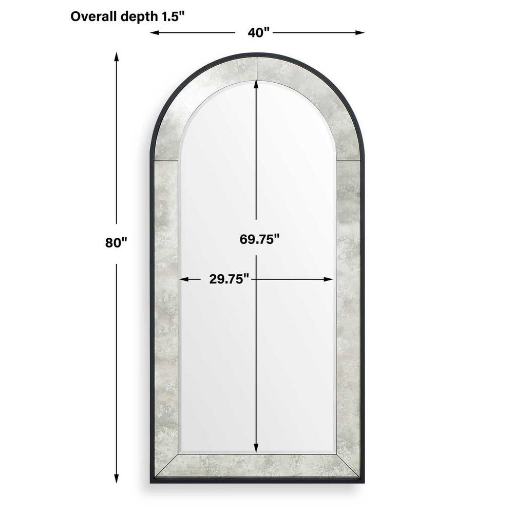 Uttermost Marlowe Antique Arch Mirror