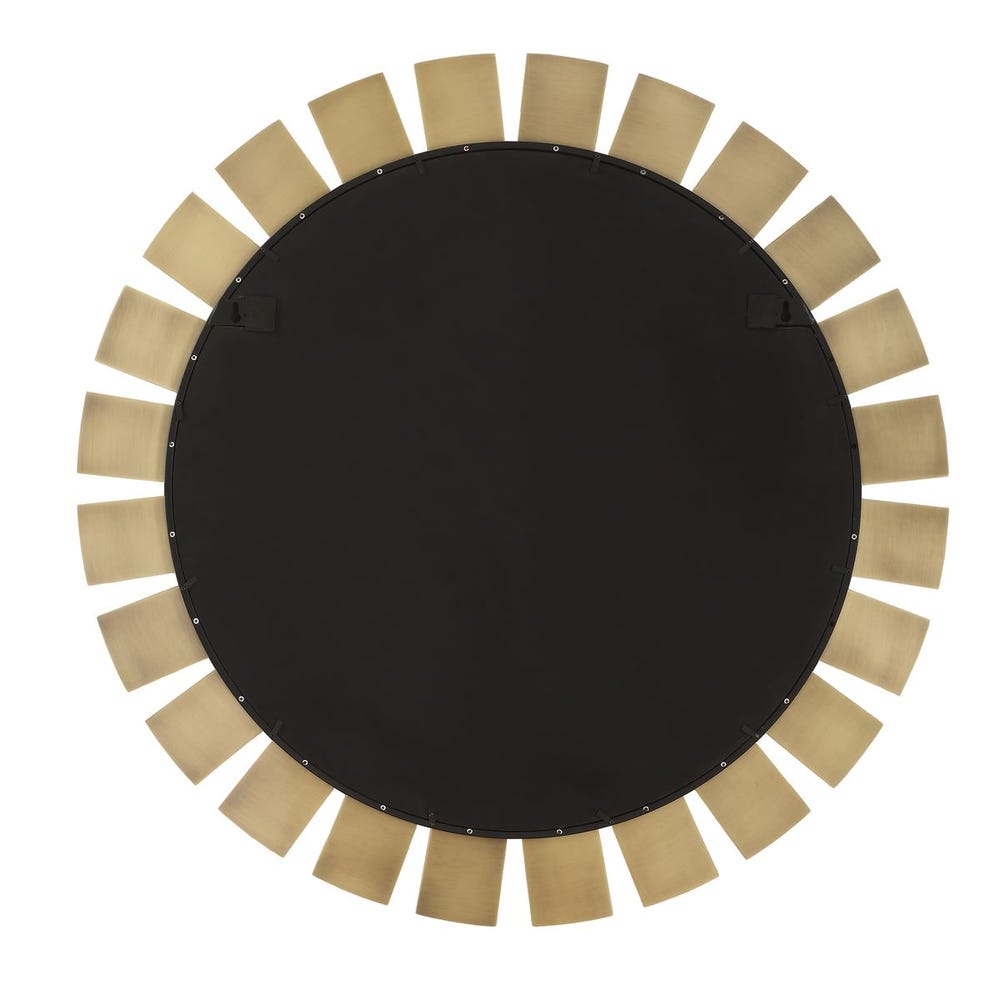 Uttermost Toluca Round Brass Mirror