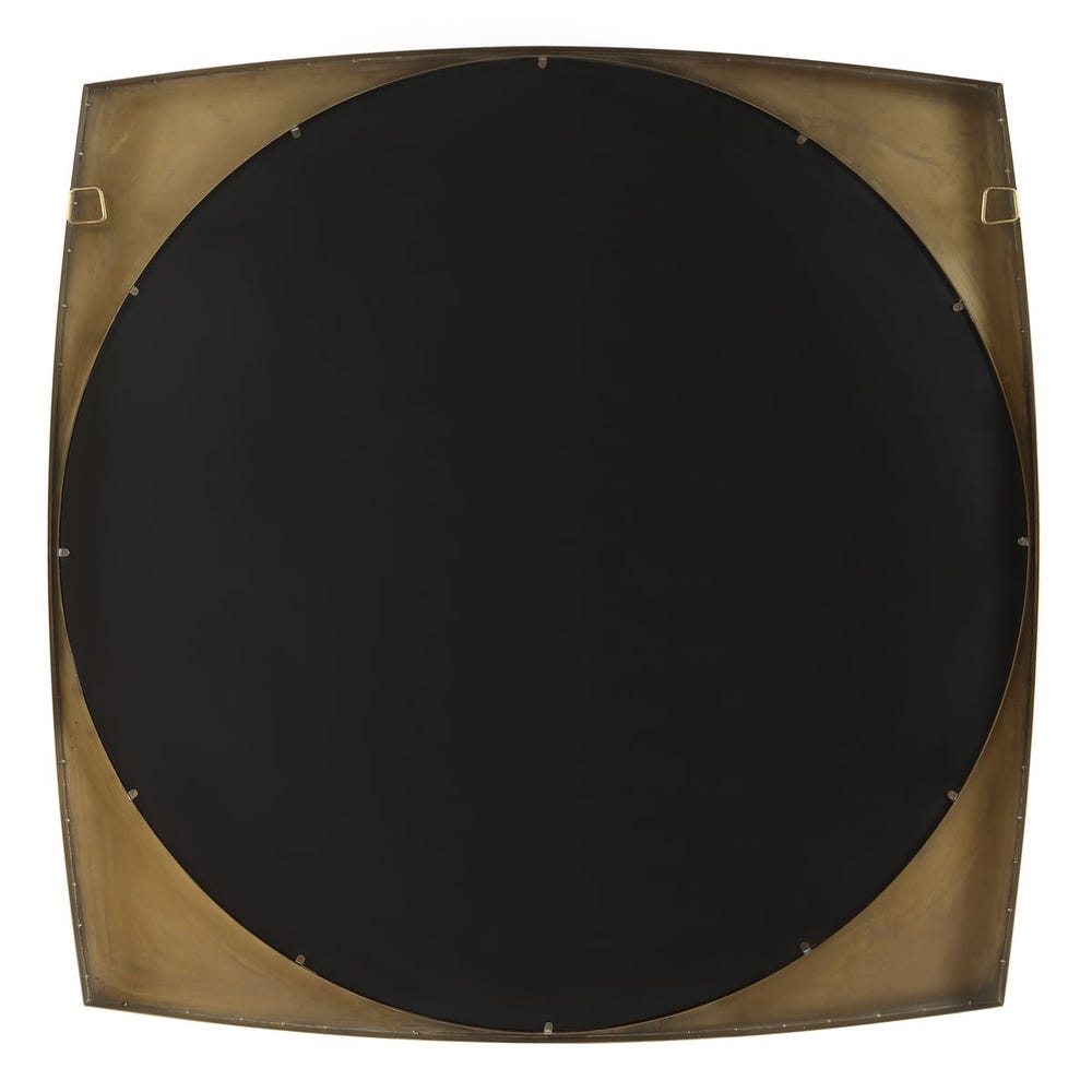 Uttermost Neilia Round Brass Mirror