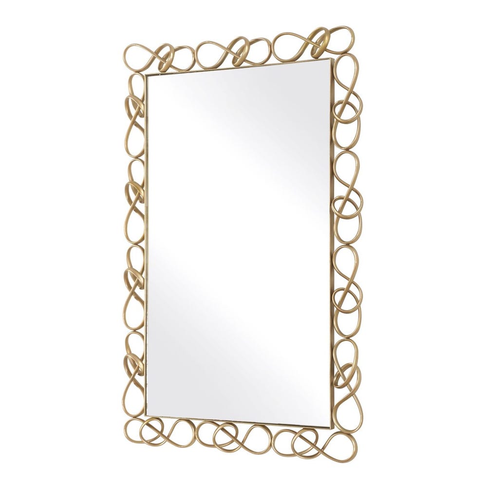 Uttermost Twist It Antique Brass Mirror