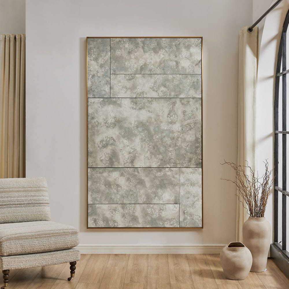 Uttermost Rally Oversized Antiqued Mirror