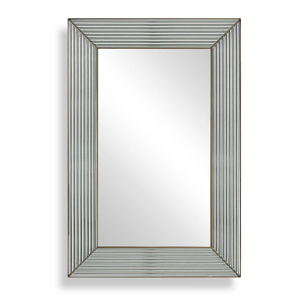 Uttermost Illuminate Antique Brass Mirror