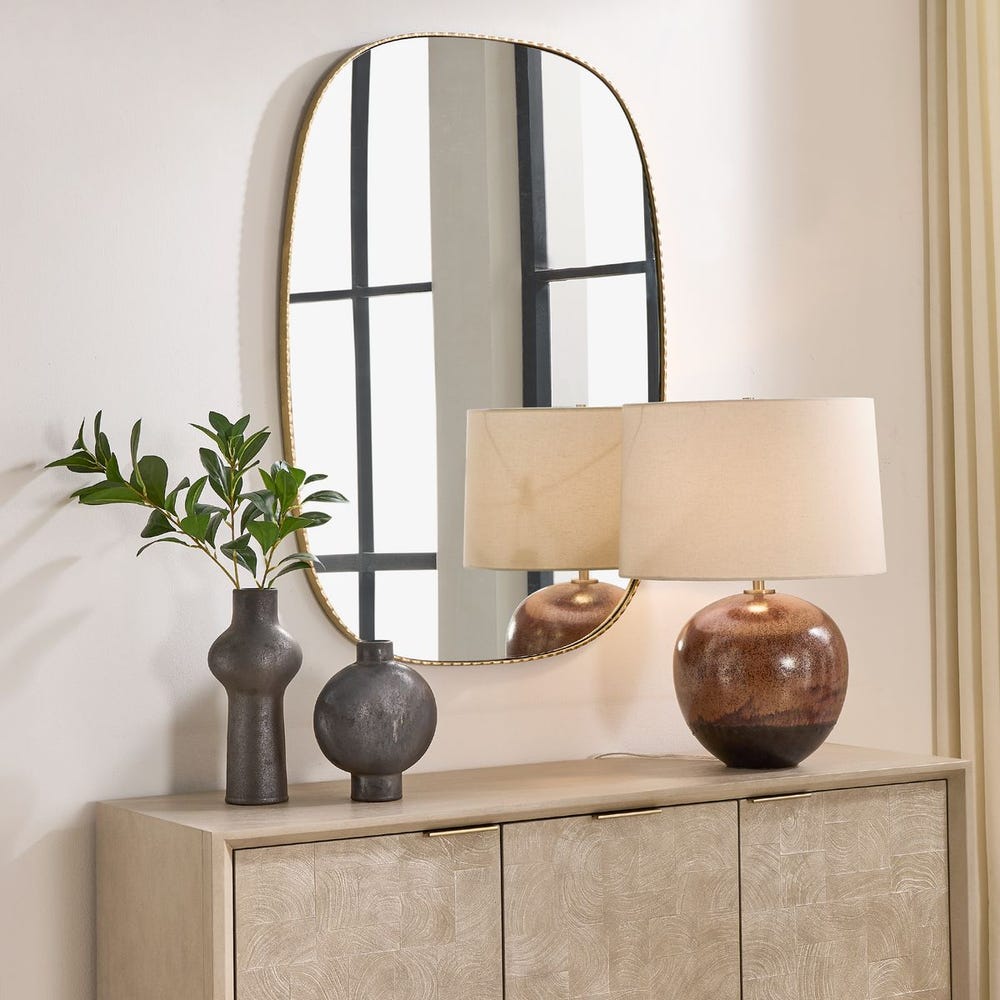 Uttermost Nidia Antique Gold Mirror