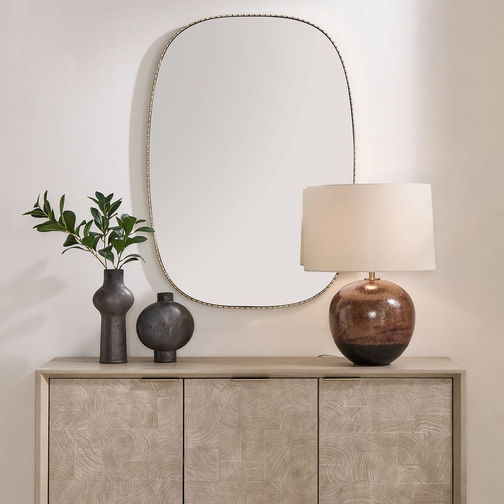Uttermost Nidia Antique Gold Mirror