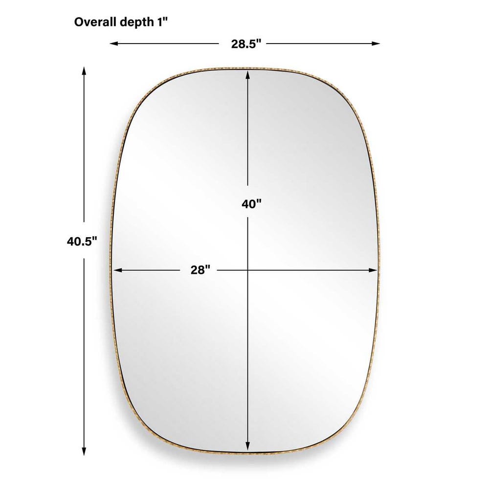 Uttermost Nidia Antique Gold Mirror