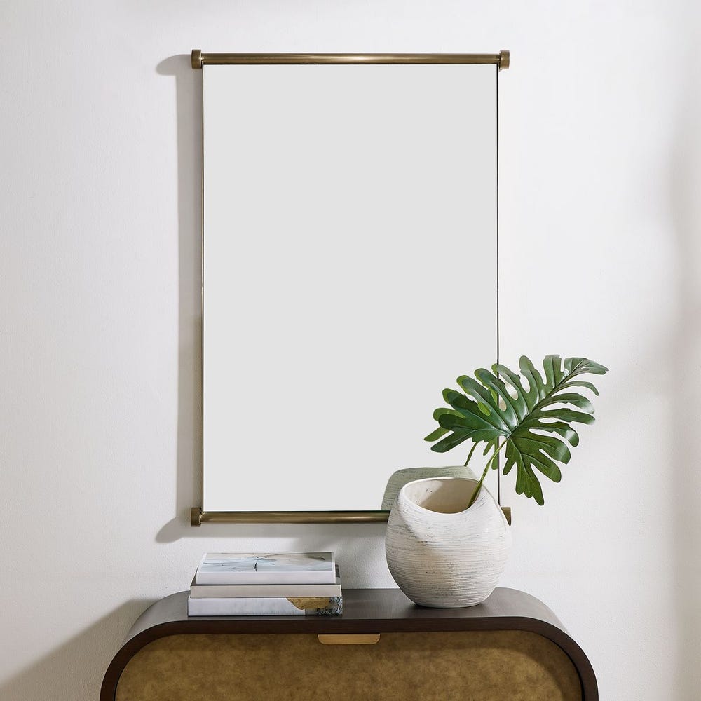 Uttermost Scroll Rectangular Mirror