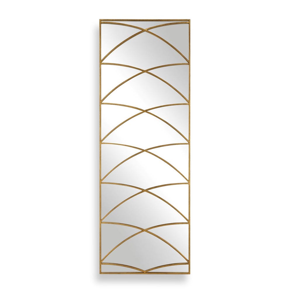 Uttermost Crossed Up Gold Full Length Mirror