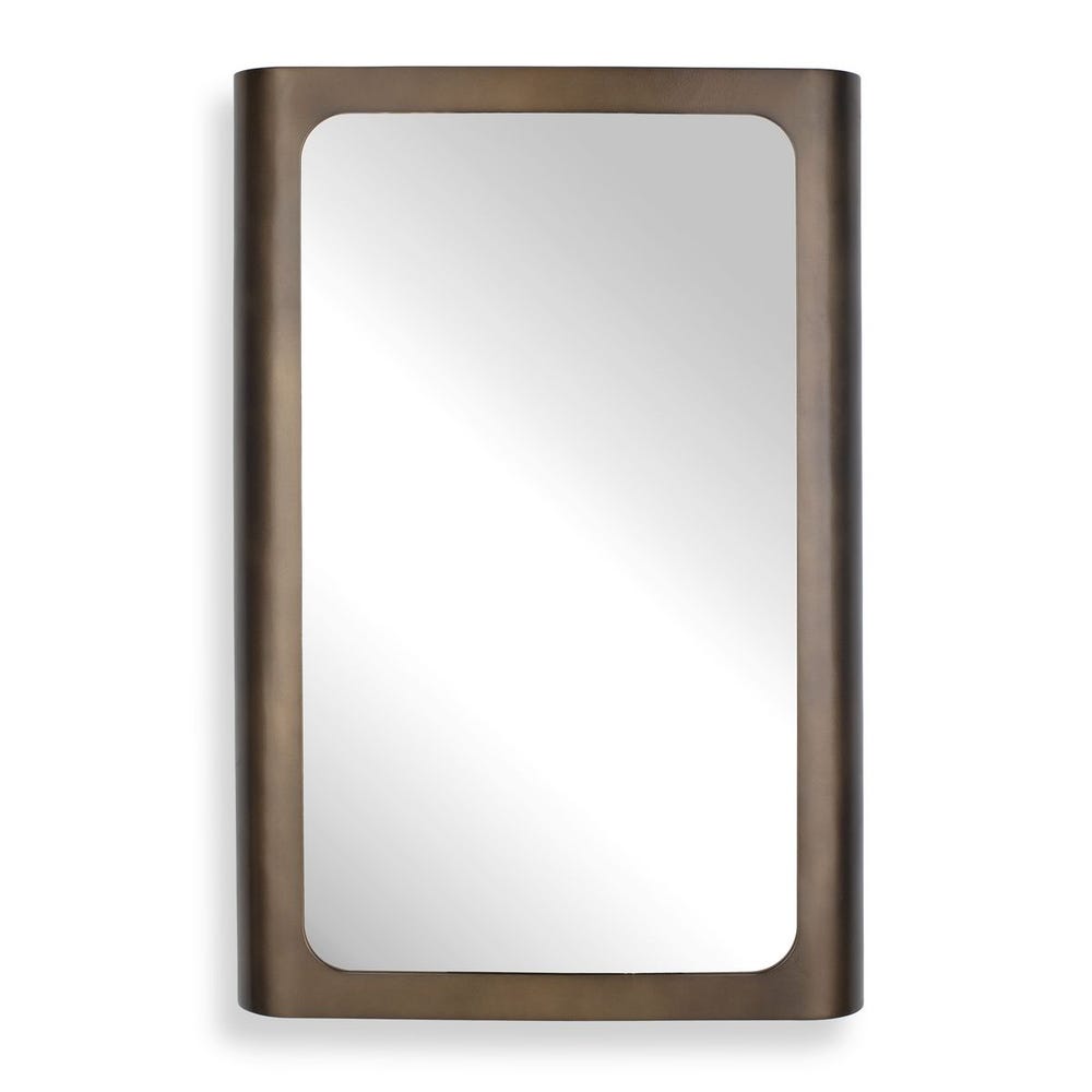 Uttermost Fischer Curved Edge Gold Bronze Mirror