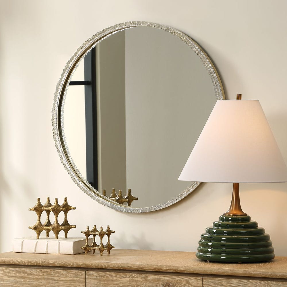 Uttermost Break The Ice Round Mirror
