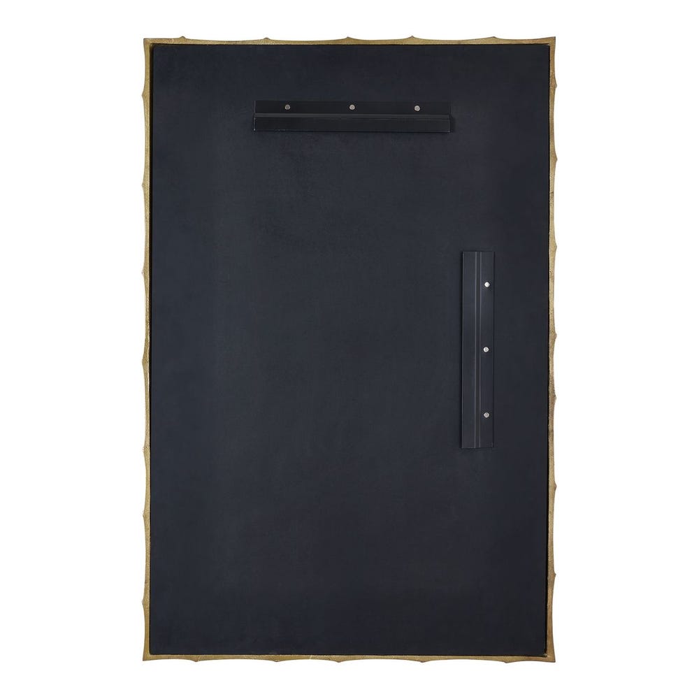 Uttermost Brass Bamboo Rectangle Mirror