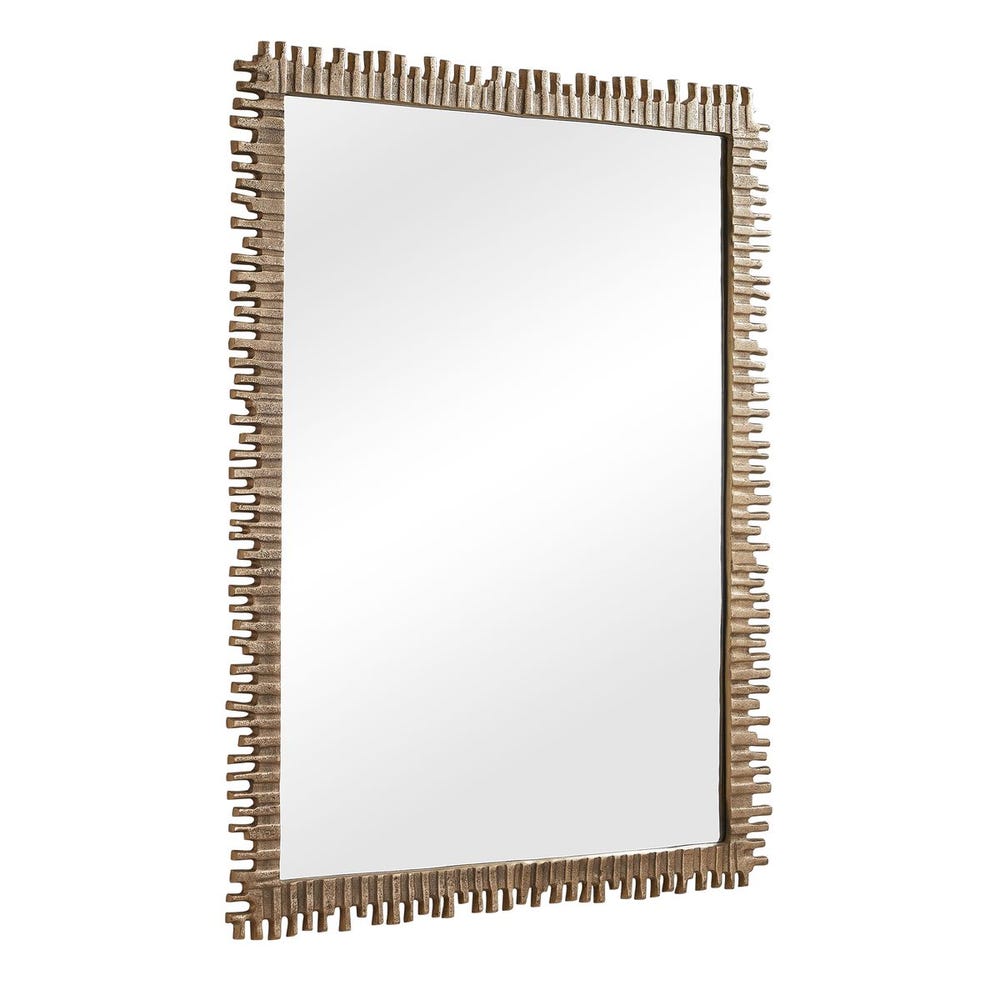 Uttermost Soto Antique Brass Mirror