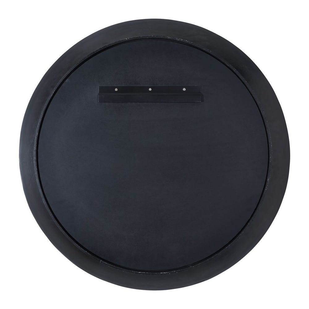 Uttermost Montgomery Round Black Mirror