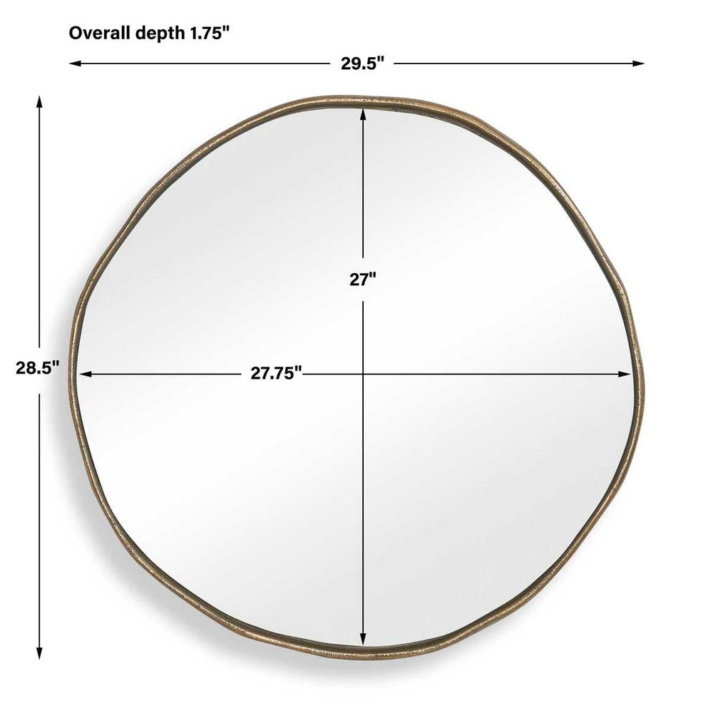 Uttermost Lowen Round Mirror